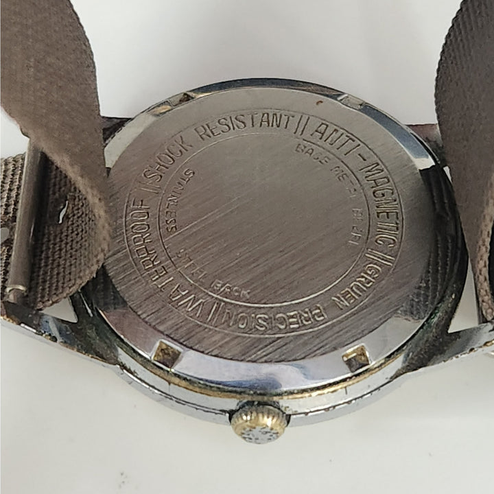 Vintage Gruen Precision Men's wrist watch Date 12 o'clock w/Original Box