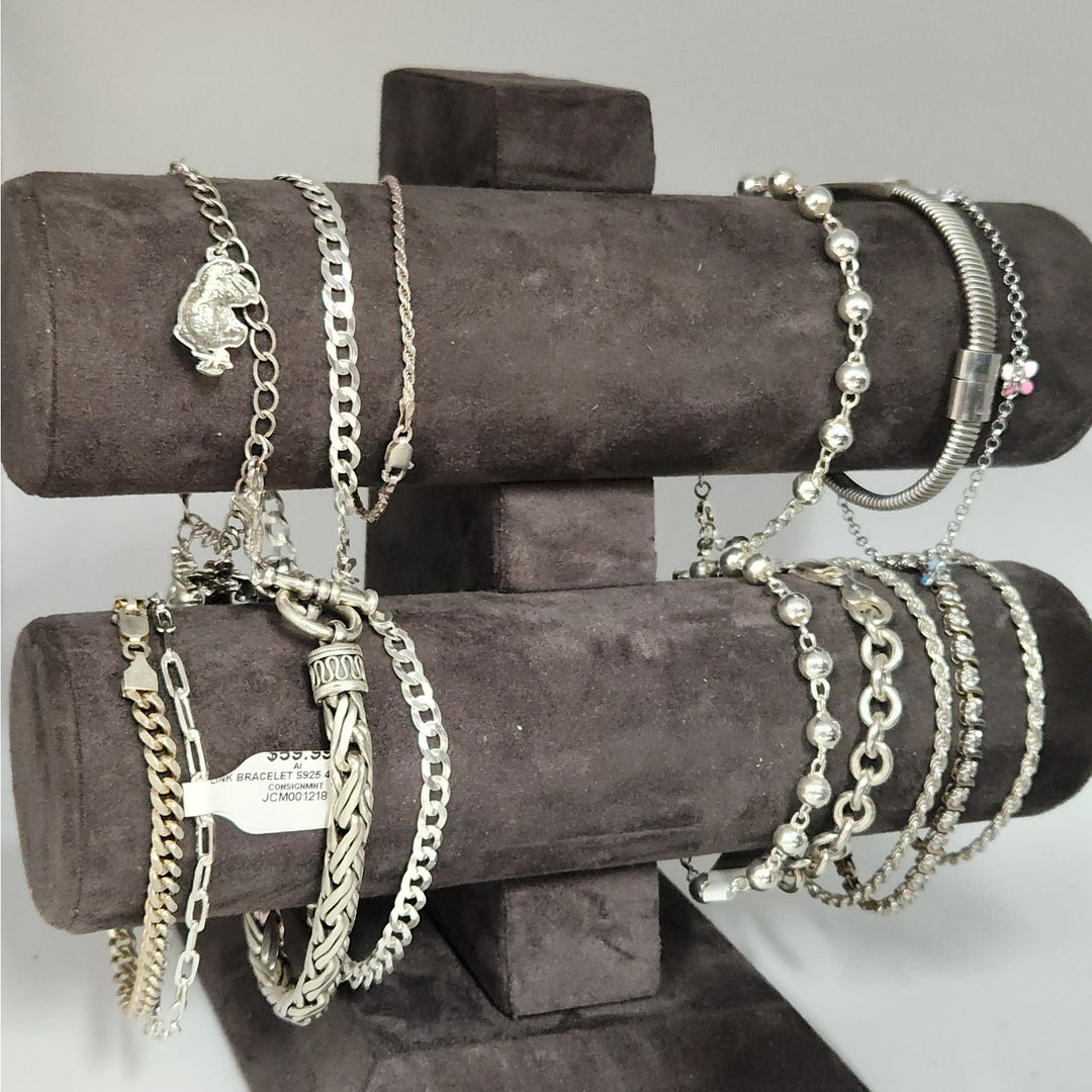 Assorted Sterling Silver Bracelet-New & Pre-Owned Natural Stones & Unique Styles Starting at $29.99