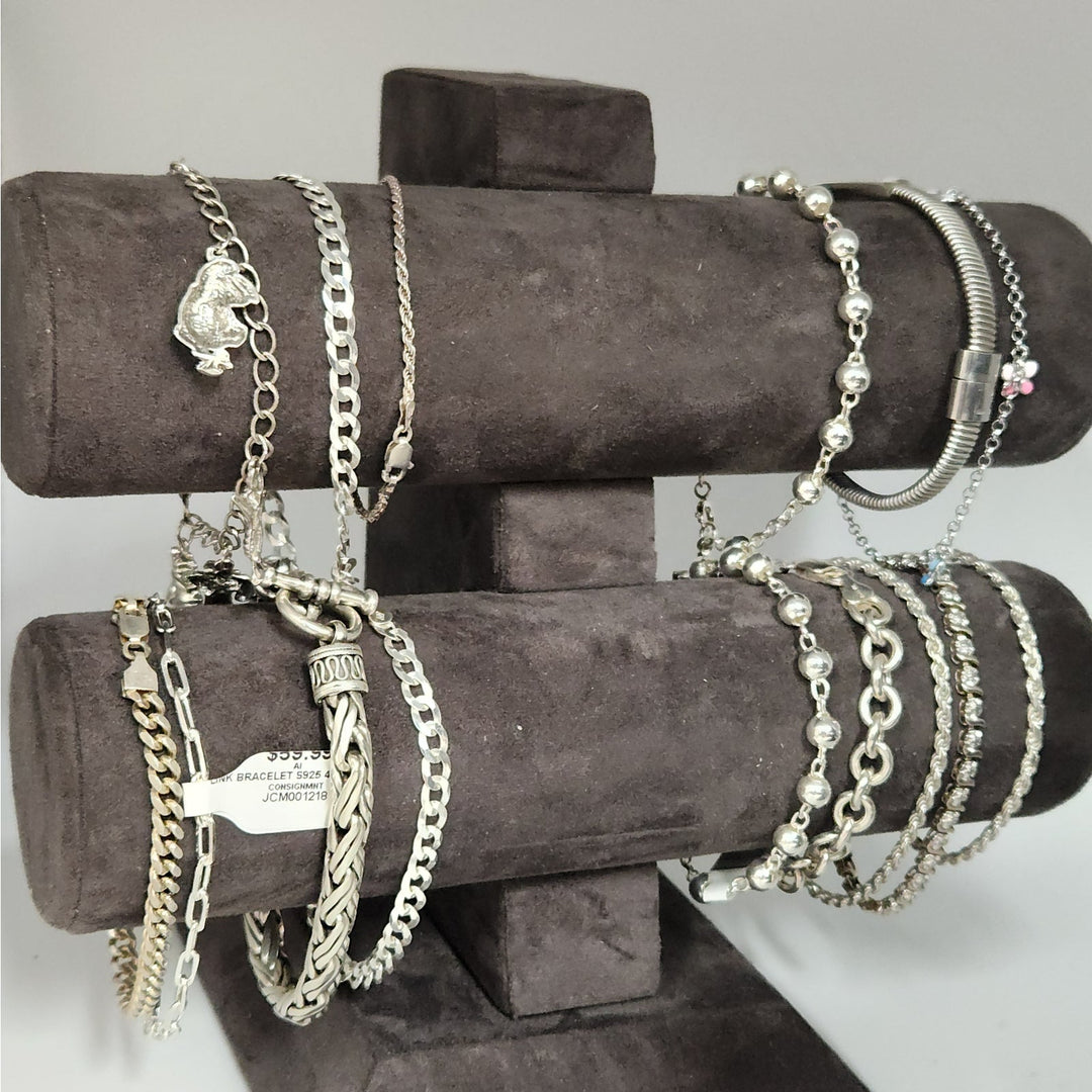 Assorted Sterling Silver Bracelet-New & Pre-Owned Natural Stones & Unique Styles Starting at $29.99