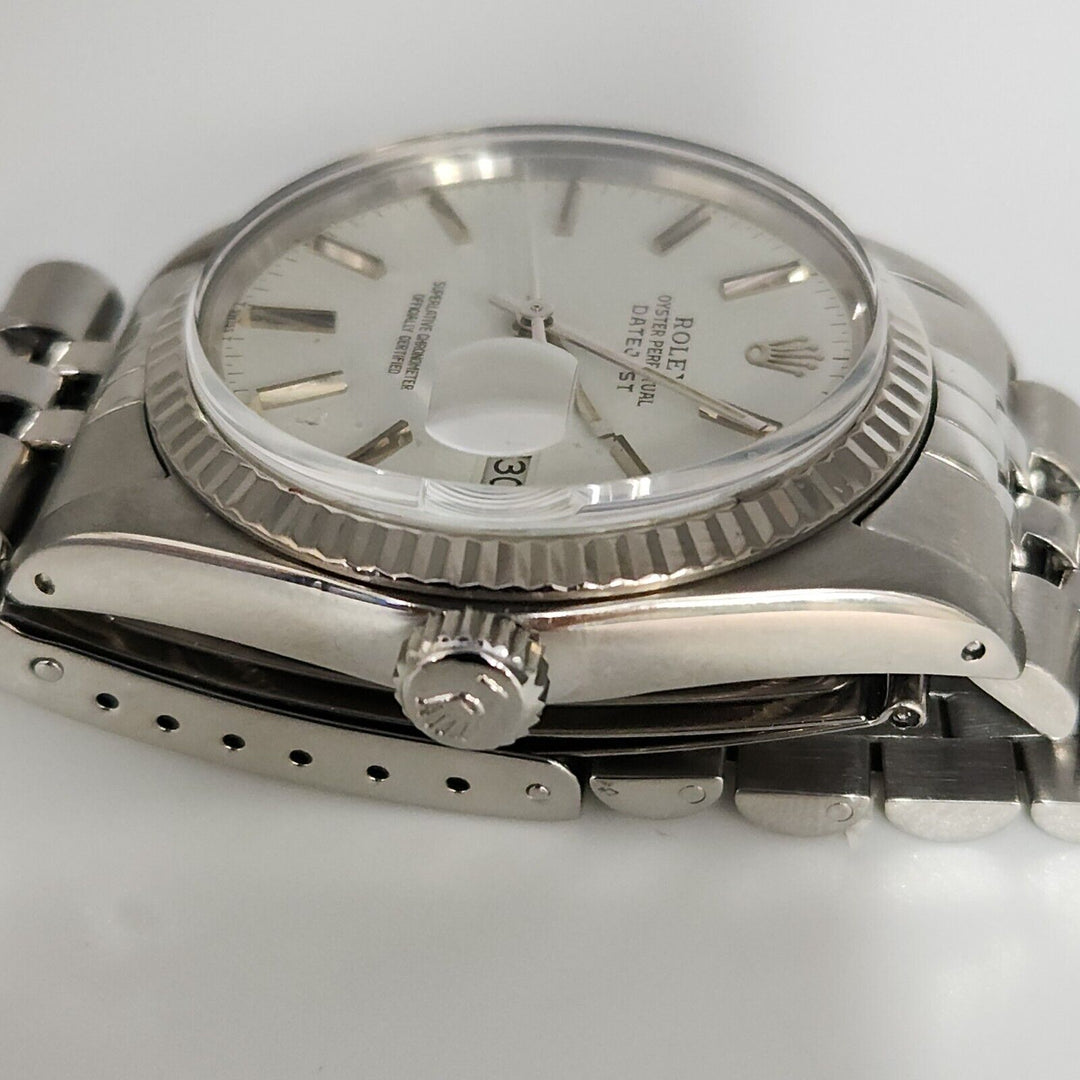 Rolex Datejust 36mm White Dial Ref.16014 Jubilee Bracelet
