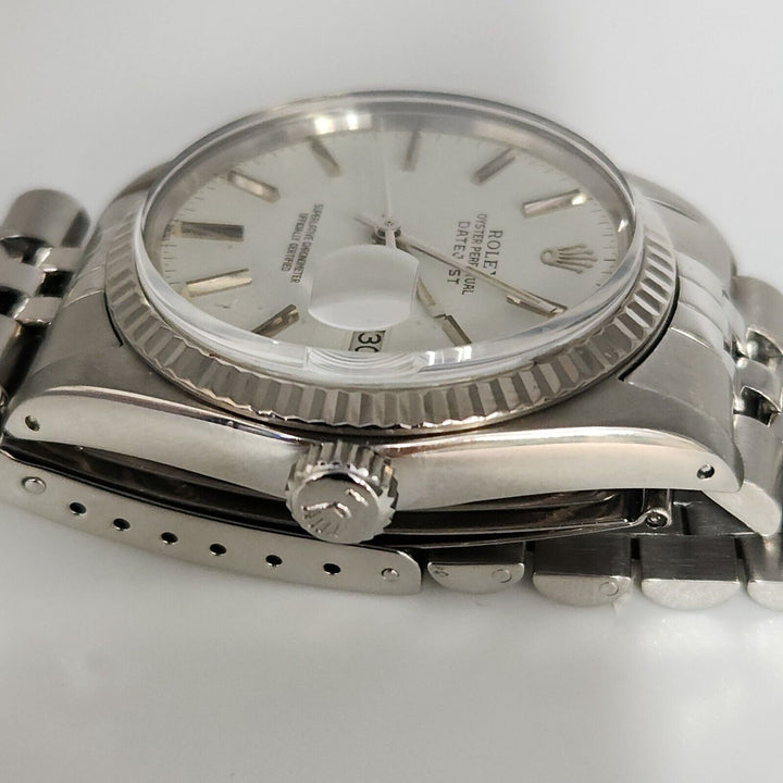 Rolex Datejust 36mm White Dial Ref.16014 Jubilee Bracelet