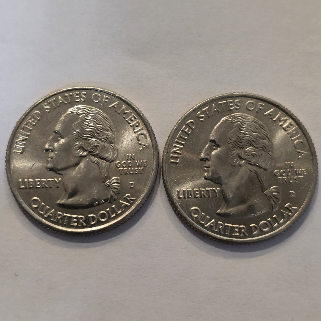 2009 D.C. and U.S. Territory Quarters Clad 6-Coin Set No Box