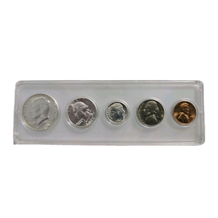 1964 Birth Year Set (5 coins) Silver half dollar,quarter,& dime ESTATE