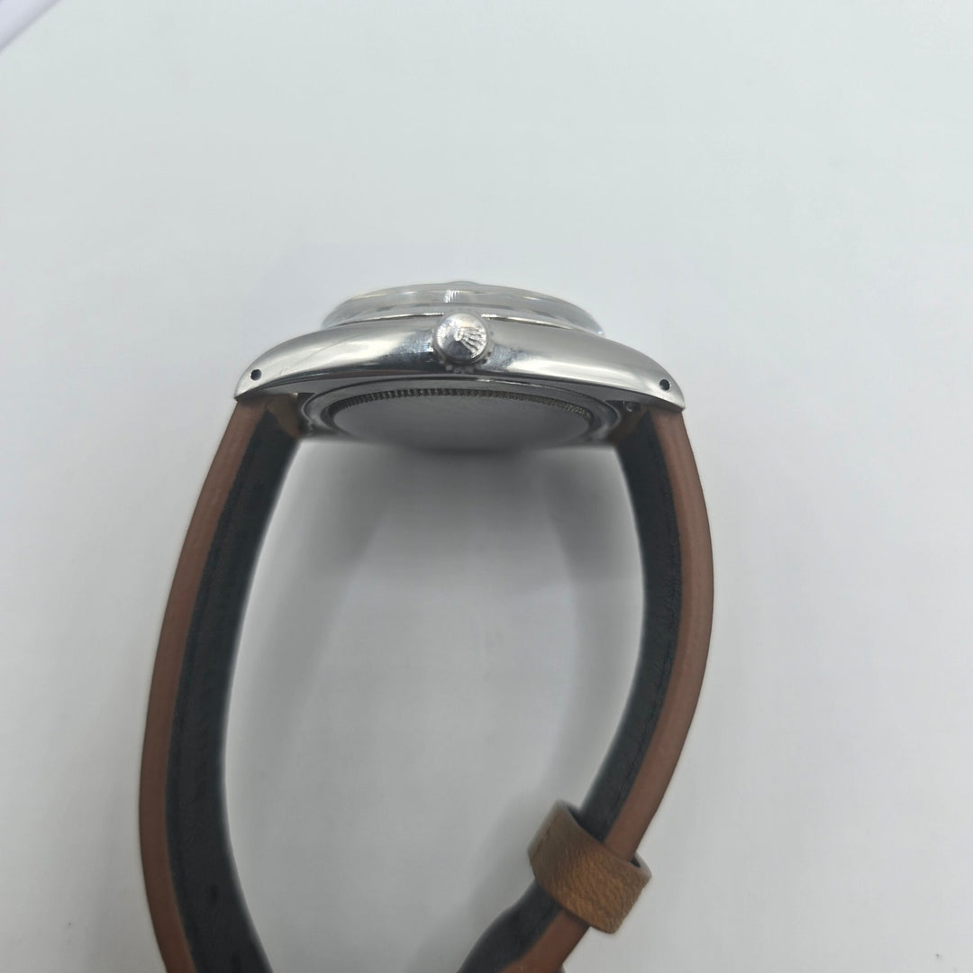 Vintage Rolex Oysterdate Precision 6694 Silver Dial Manual Wind 34mm