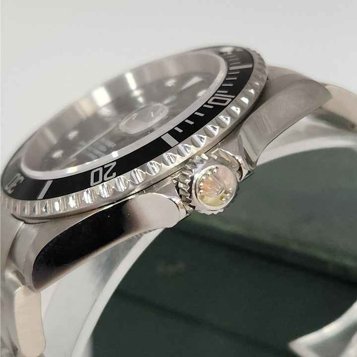 Rolex Submariner Date Stainless Steel Black Dial Classic Dive Watch