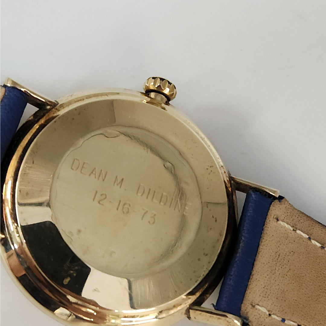 Vintage Omega Seamaster De Ville Automatic Solid 14K Gold Watch