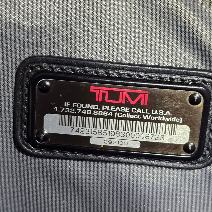 TUMI Bedford Marley 29210D Black Ballistic Nylon & Leather Business Briefcase