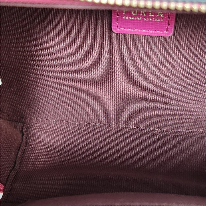 FURLA Mini Shoulder Bag Purple Pink Small Crossbody