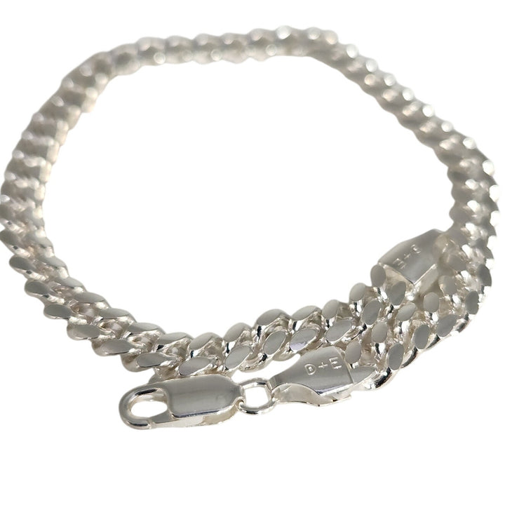 925 Sterling Silver Miami Cuban Chain Bracelets 8"