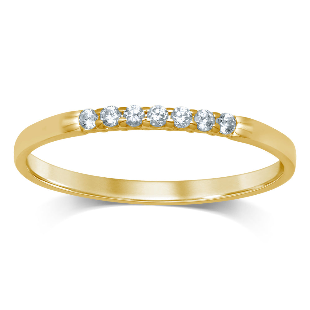 14K  0.10CT   Diamond LADIES BAND