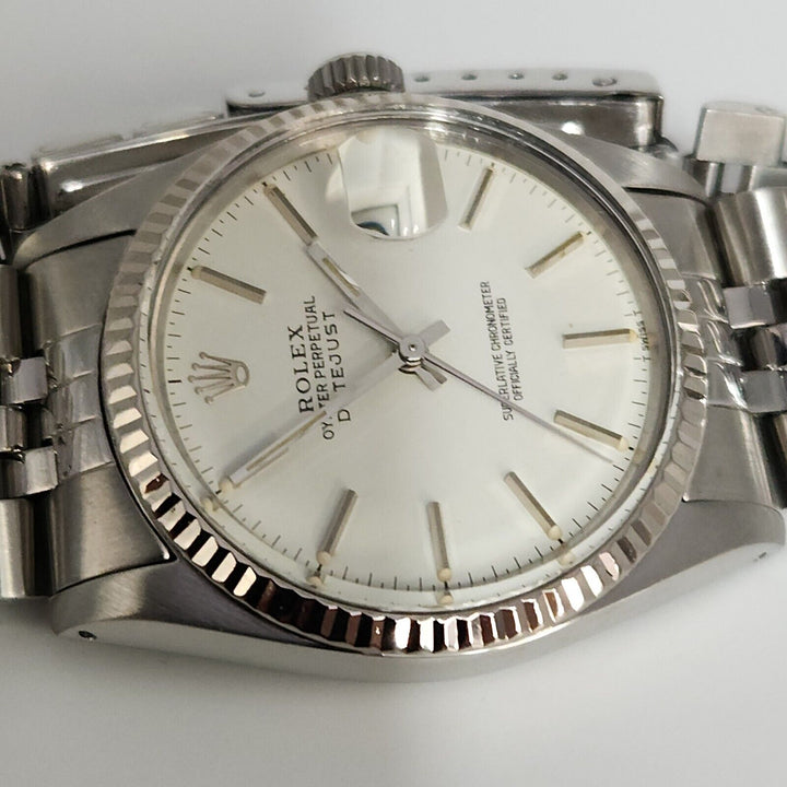 Rolex Datejust 36mm White Dial Ref.16014 Jubilee Bracelet