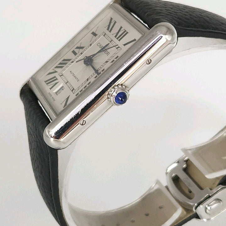 Cartier Tank Automatic Water Resistant 4324 stainless Watch