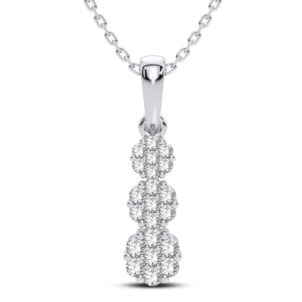 Gorgeous 14K 1.00CT Diamond Pendant