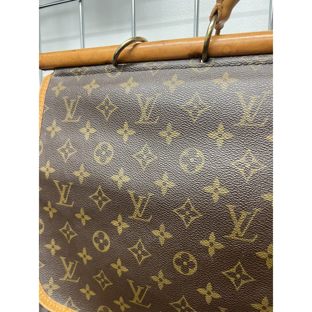 Louis-Vuitton vintage bags Monogram Sac Chasse 2 Way Travel Handbag