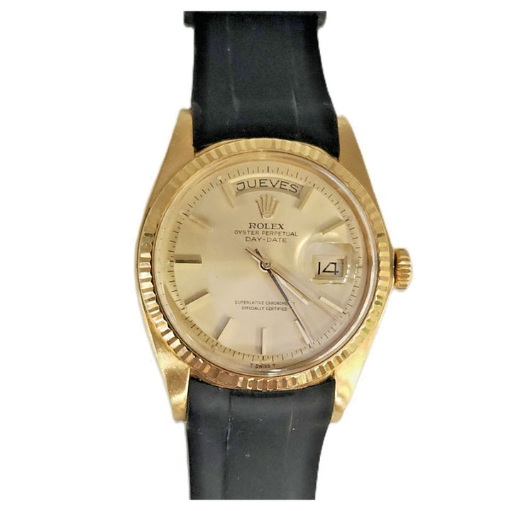 Rolex Day-Date 36 Solid 18K Yellow Gold Automatic Champagne Dial 1803