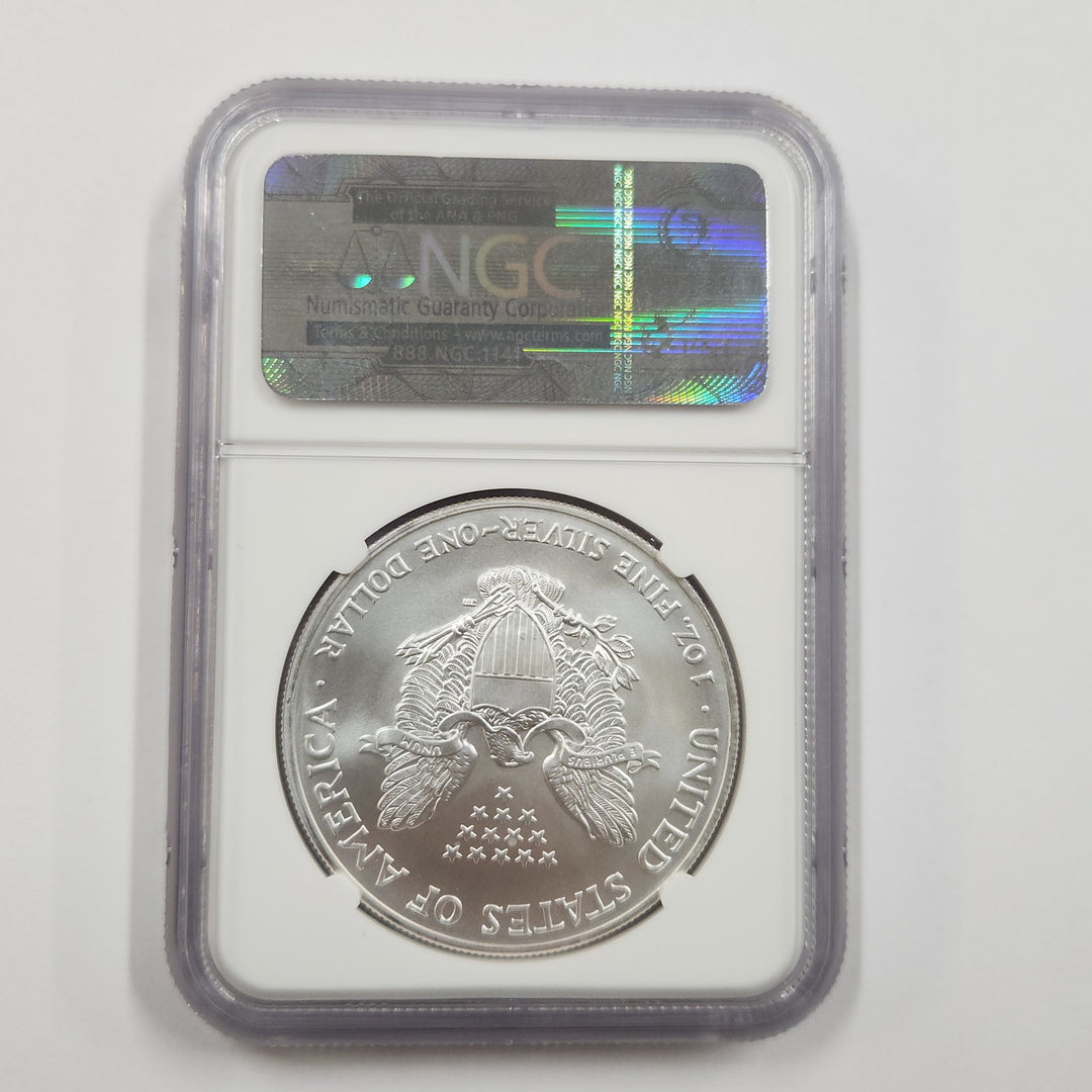 2004 American Silver Eagle NGC MS69 1 oz .999 Silver