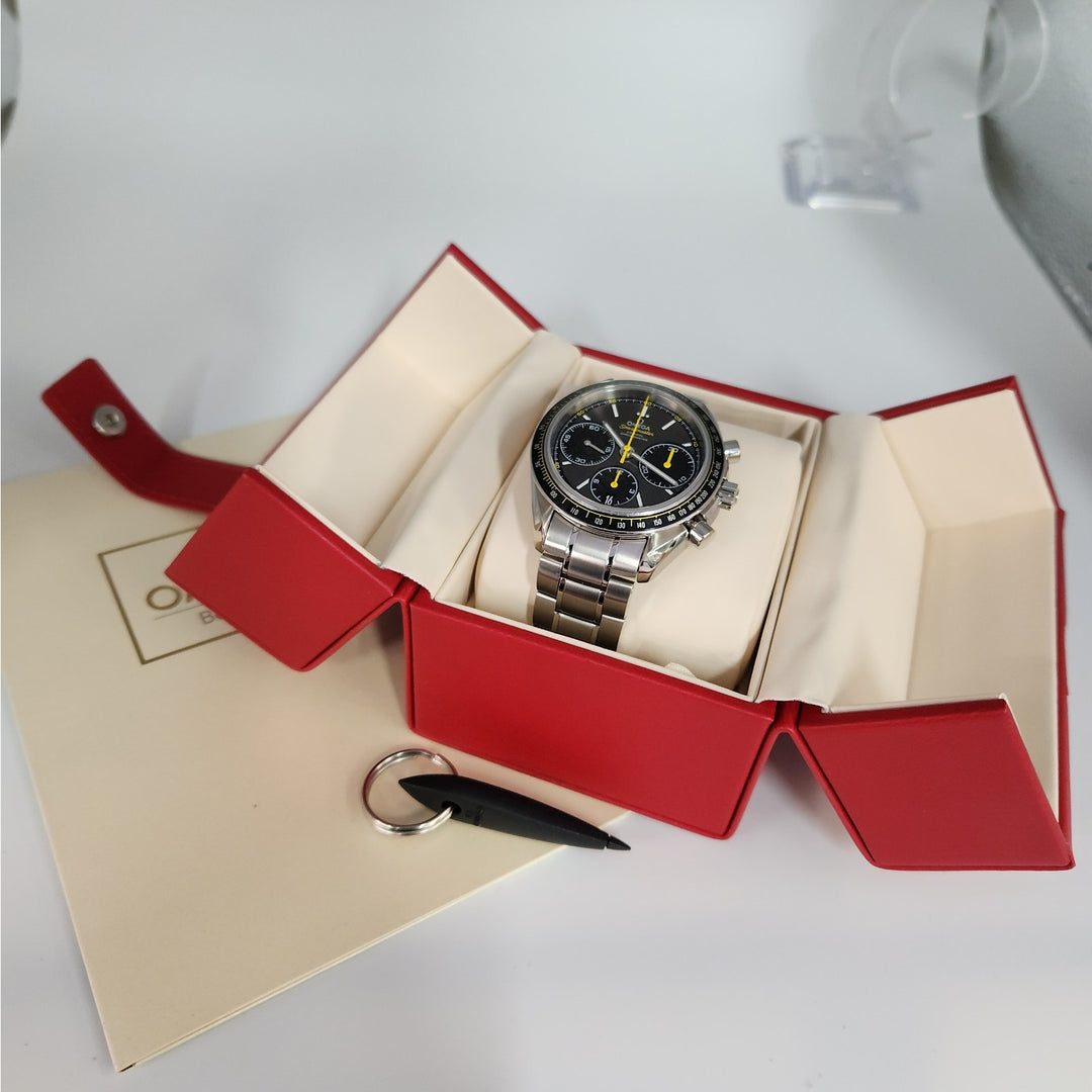 Omega Speedmaster Racing Co-Axial Auto Chronograph 40mm  Box & Recently Service