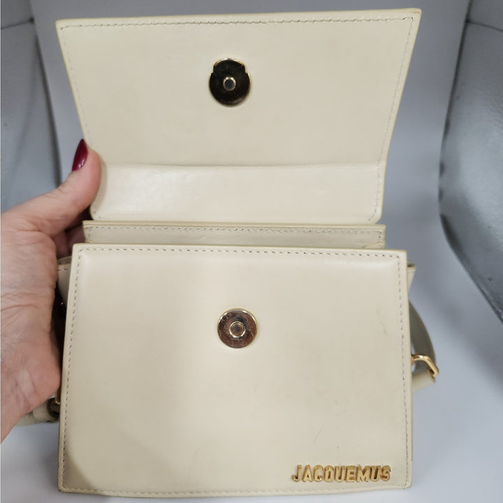 JACQUEMUS The Chiquito Noeud leather shoulder bag