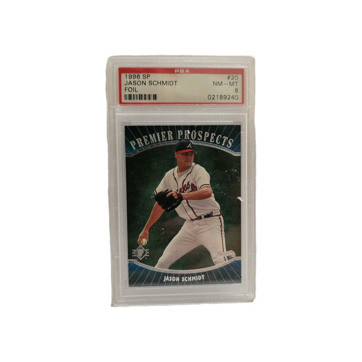 1996 Upper Deck SP Premier Prospects Jason Schmidt #20 Atlanta Braves PSA MT8