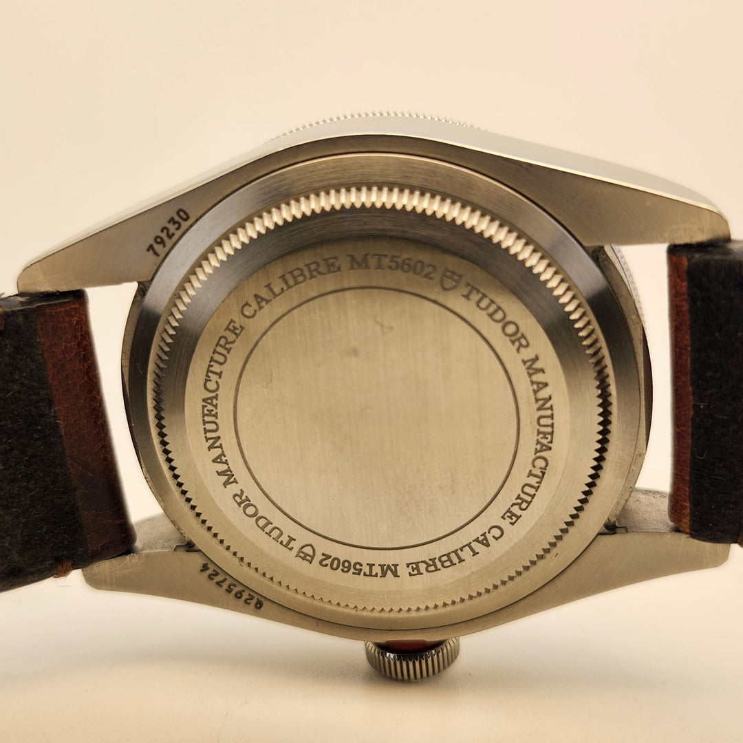 Tudor Black Bay Heritage Red Bezel Ref.79230R Leather Strap Watch Box
