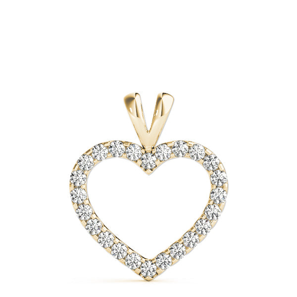 18K Yellow Gold Multi-Diamond Fashion Pendant
