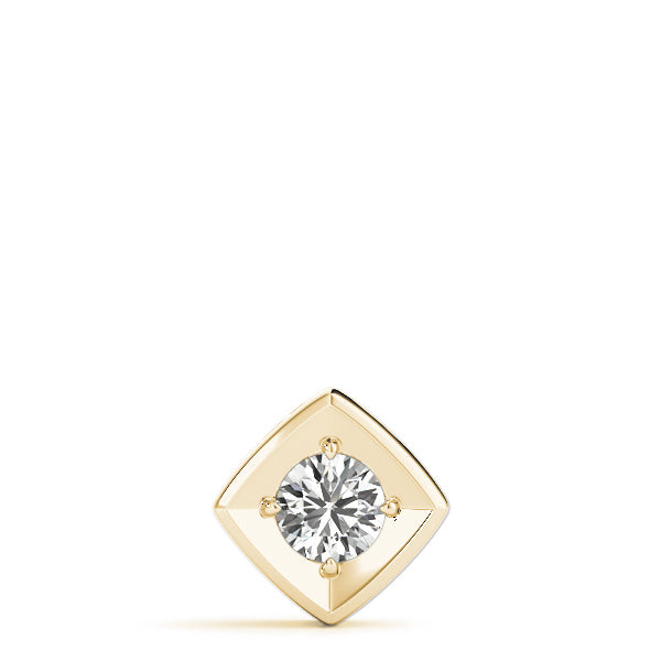 1 Carat Lab Diamond 14K Yellow Gold Pendant