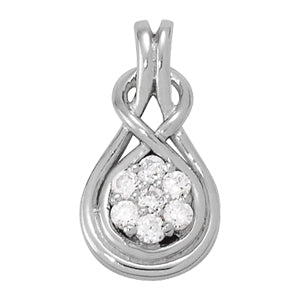 7-Stone Round Diamond Pendant