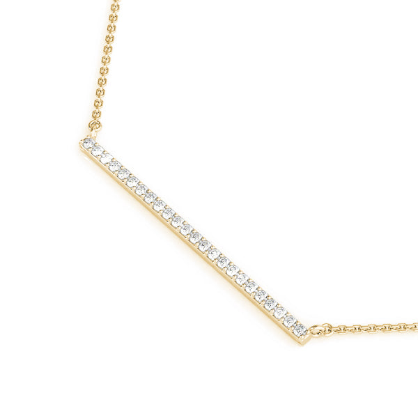 14K Yellow Gold Diamond Fashion Pendant