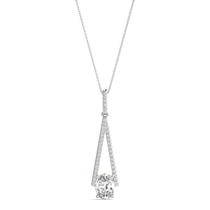 74 Diamond Round Halo Pendant