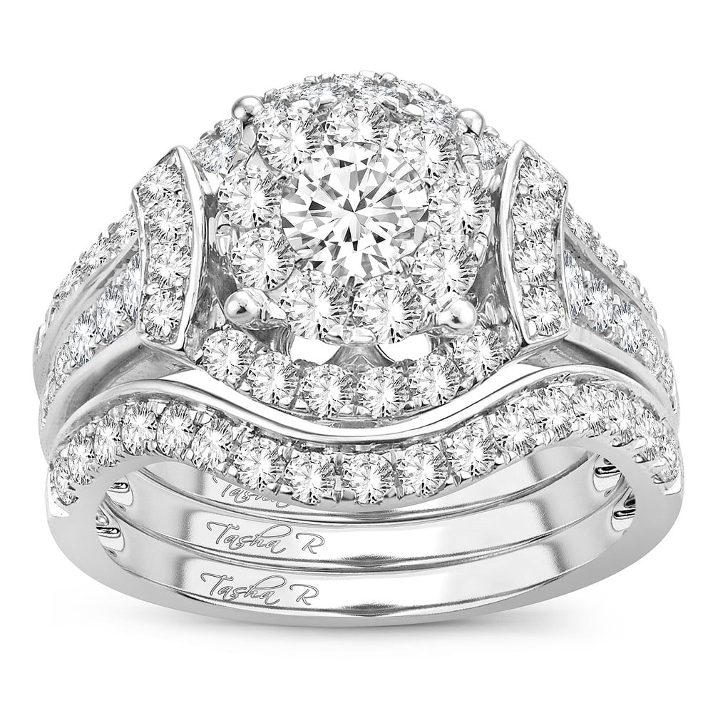 Elegant 14K  2.00CT  Diamond  BRIDAL  RING