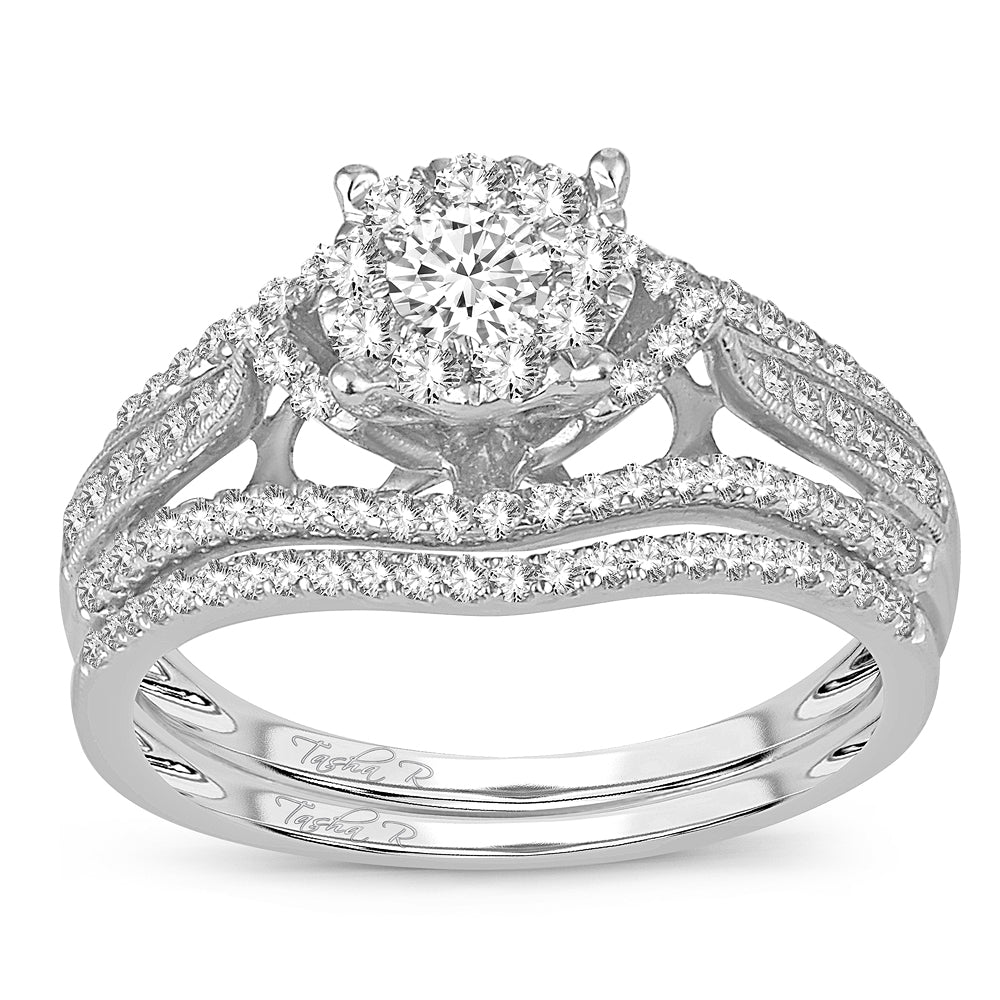 Beautiful 14K  0.75CT  DIAMOND  BRIDAL  RING