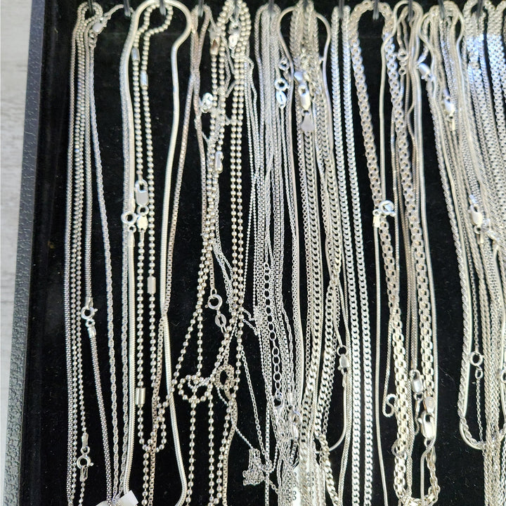 Pre-Owned  Sterling Silver Chains & Necklaces - Simple Everyday Styles -Starting at 19.99