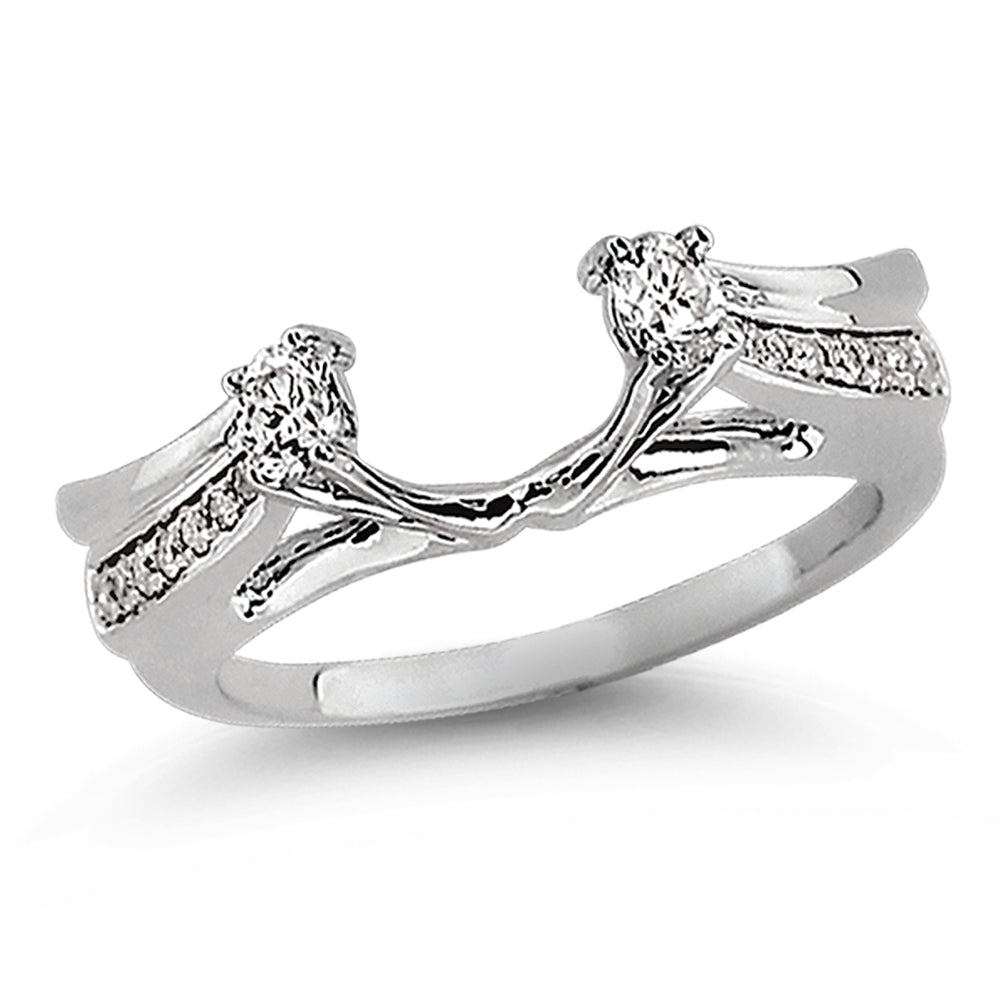 Elegant 14K  0.33CT  Diamond  RING GUARD