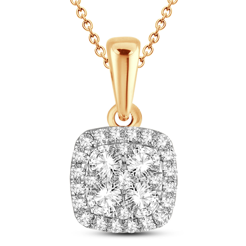 Magnifcnet 14k 0.50ct Diamond Pendant