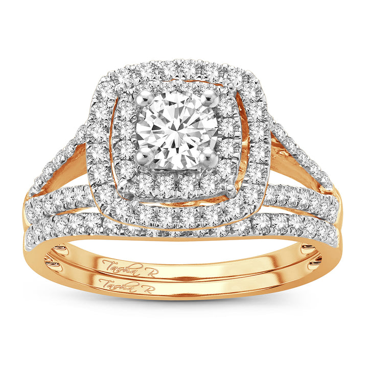 14K White Gold 1.11 Ct Lab Diamond Engagement Ring