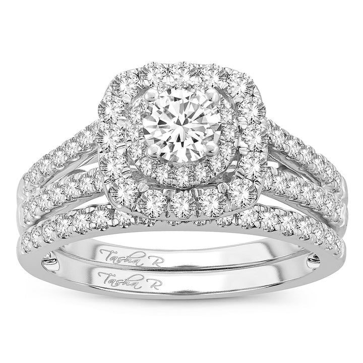 Brilliant 14k White Gold Lab Diamond Engagement Ring (1.40CT)