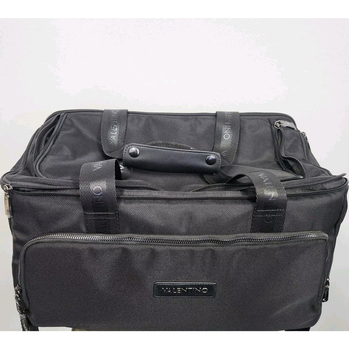 Valentino By Mario Duffle Travel Carry-on Black Color Bag