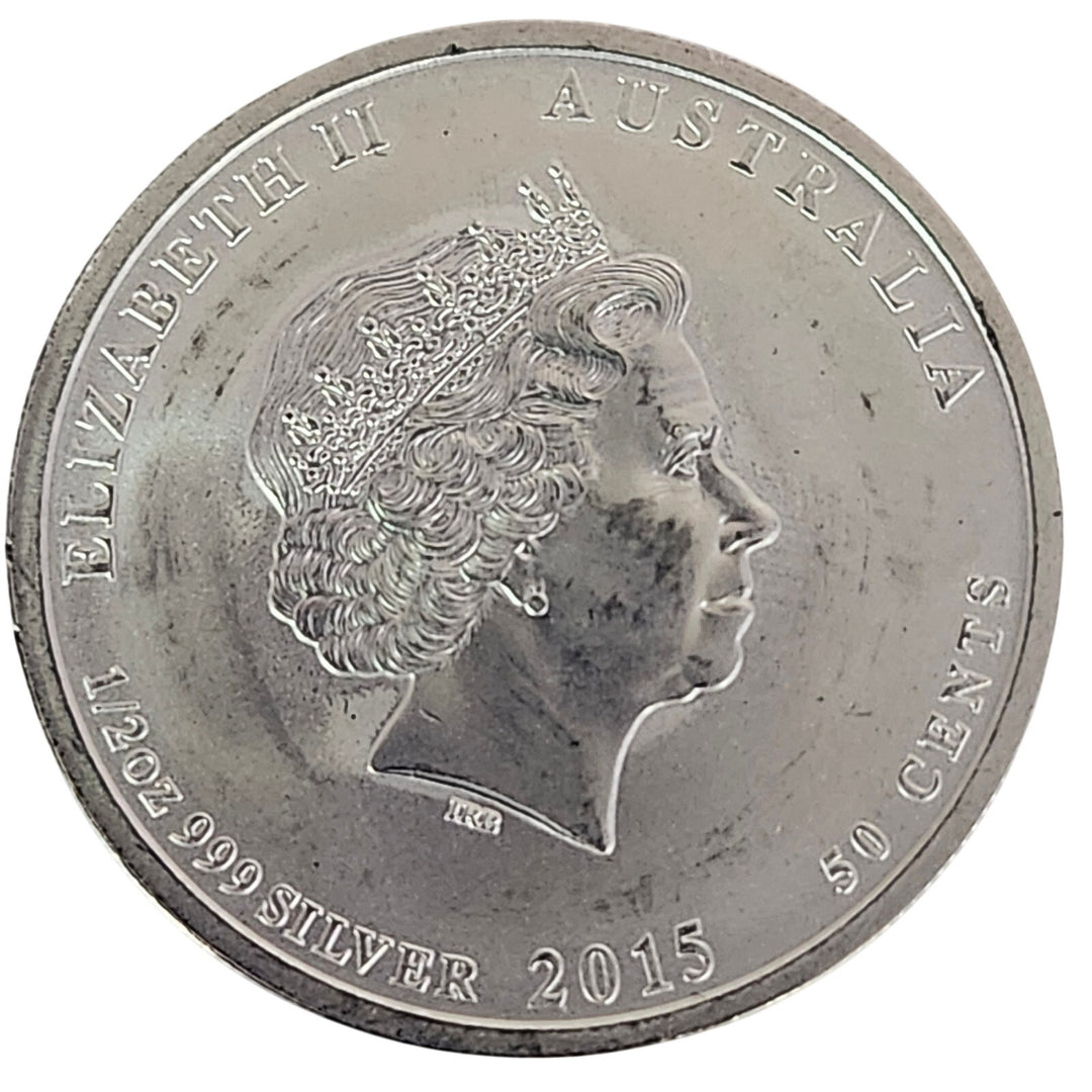 2015 Australia 1/2 oz Silver "Battle of the Coral Sea" Coin (50 Cents)