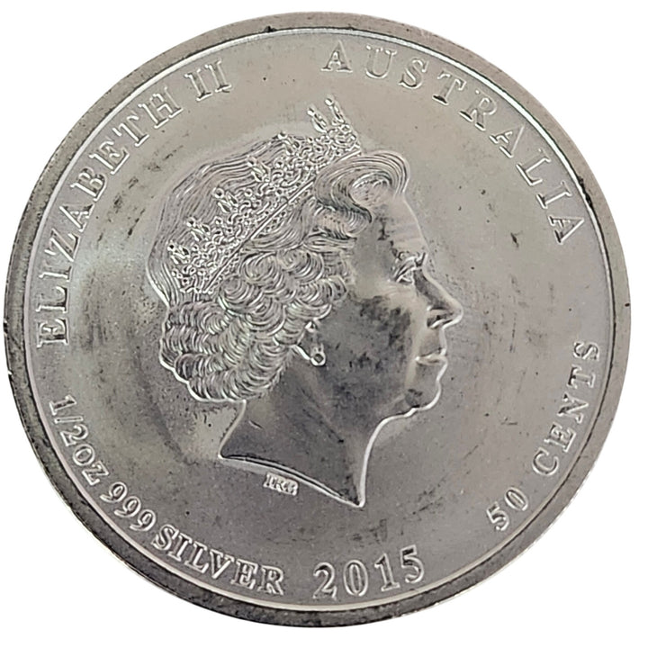 2015 Australia 1/2 oz Silver "Battle of the Coral Sea" Coin (50 Cents)