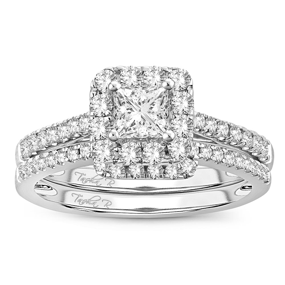 Brilliant 14k White Gold Lab Diamond Engagement Ring (1CT)