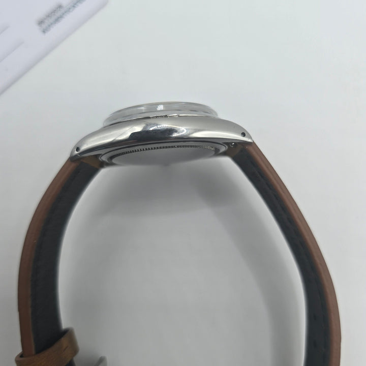 Vintage Rolex Oysterdate Precision 6694 Silver Dial Manual Wind 34mm