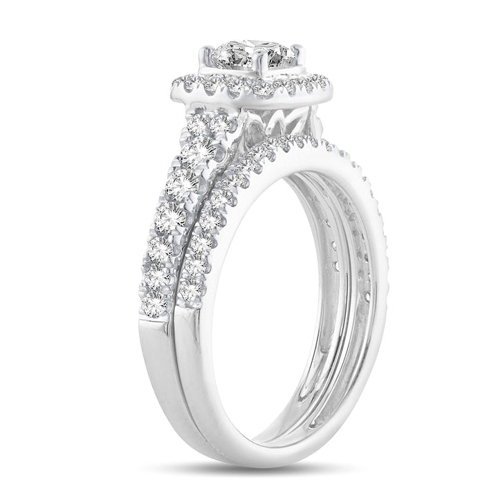 Brilliant 14k White Gold Lab Diamond Engagement Ring (1CT)