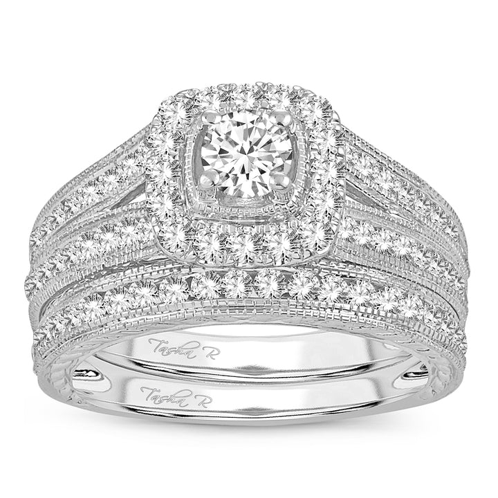 Brilliant 14k White Gold Lab Diamond Engagement Ring (1.50CT)