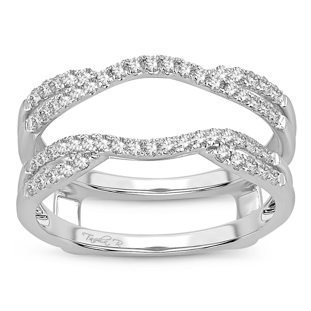 Gorgeous 14K  0.33CT Diamond RING GUARD