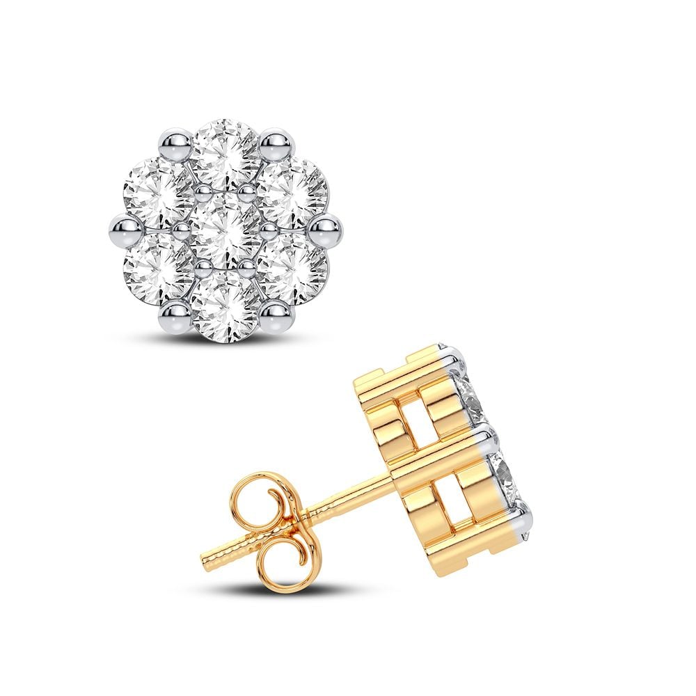 Beautiful 14K 0.75CT Diamond Earring