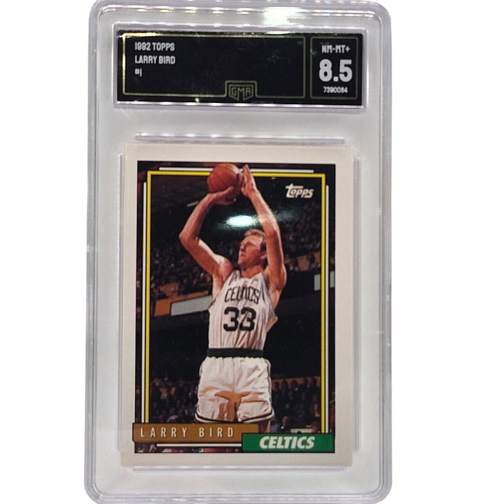 1992 Topps Larry Bird #1 Boston Celtics GMA 8.5 NM-MT Graded Basketball Card 33