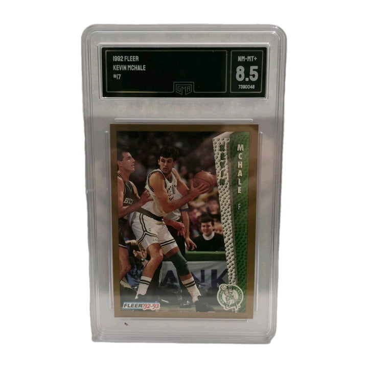1992 FLEER #17 KEVIN McHALE CELTICS HOF GMA 8.5