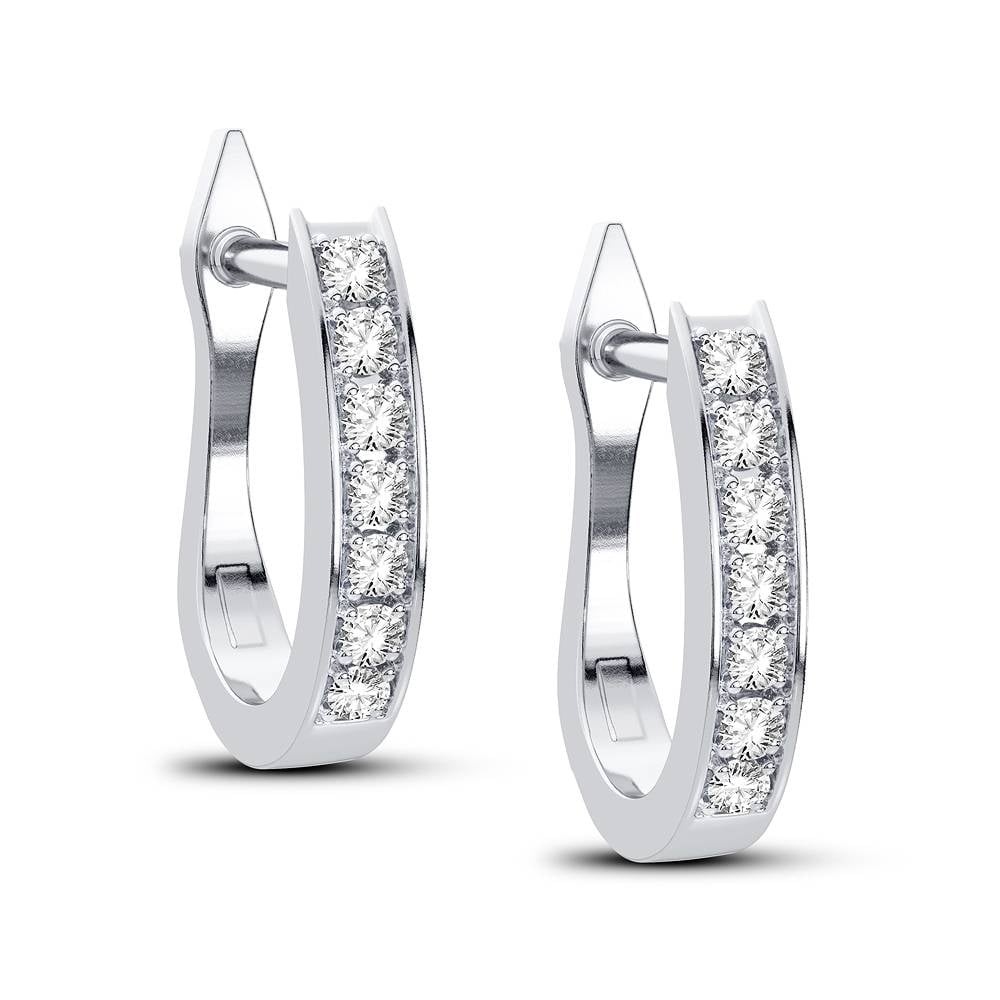 Dazzling 10K 0.06CT Diamond Earring
