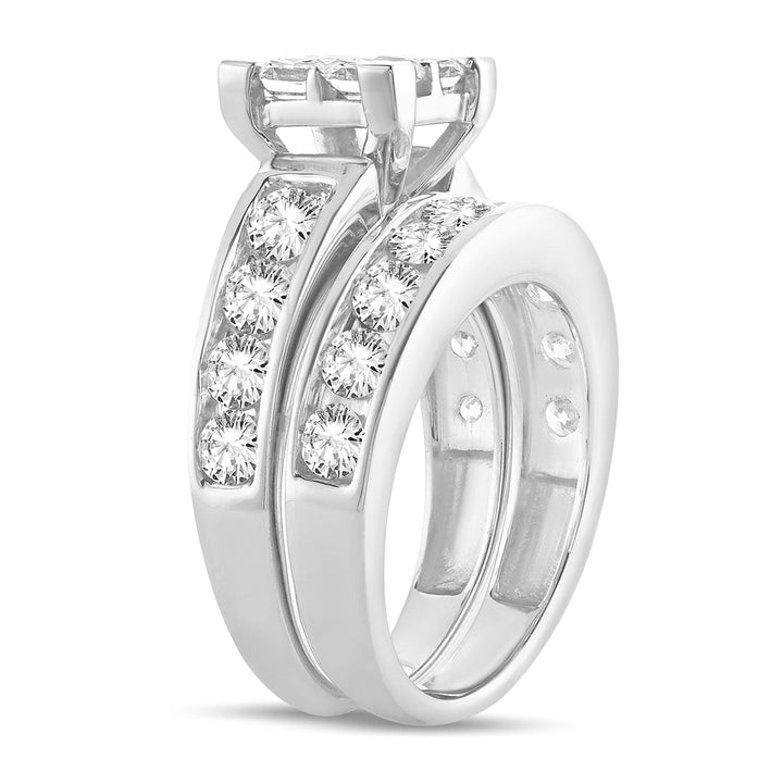 Sparkling 14k White Gold Lab Diamond Engagement Ring (0.33CT)