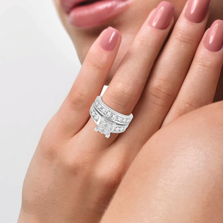 Sparkling 14k White Gold Lab Diamond Engagement Ring (0.33CT)